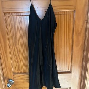 Elegant Black Slip Dress